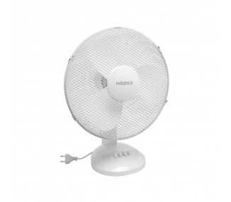 Ventilador Maurer Mesa Ø 40 cm. 45 W. Aspas gran tamaño, Inclinación ajustable, 3 velocidades