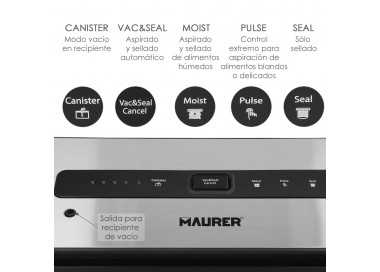 Maquina Envasar Al Vacio Maurer 130W.