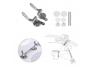 Kit Bisagra Asiento Wc