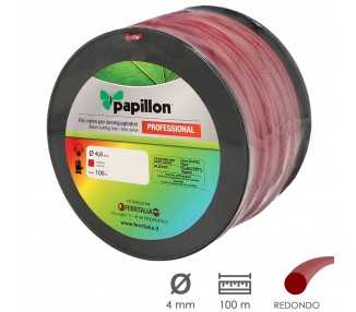 Hilo Nylon Desbrozadoras Redondo Profesional Ø 4,0 mm. Rollo 100 metros. Hilo Nylon Corte Desbrozadores Hierba, Jardin, Maleza