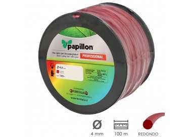 Hilo Nylon Desbrozadoras Redondo Profesional Ø 4,0 mm. Rollo 100 metros. Hilo Nylon Corte Desbrozadores Hierba, Jardin, Maleza