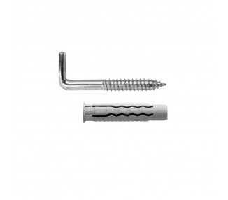 Kit Sanitario Alcayata Con Taco Ø 10 x 50 mm. Fijación Calentadores / Termos De Agua