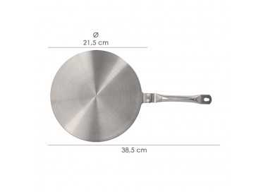 Adaptador Para Induccion / Vitroceramica Ø 21.5 cm. 3 Capas Acero Inoxidable / Aluminio