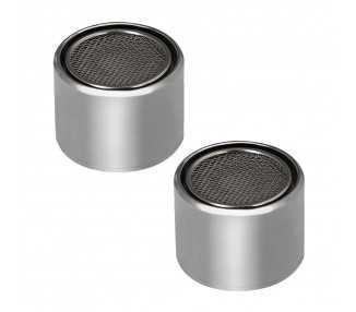 Atomizador Grifos / Monomando F22  (2 piezas) Filtro Aireador Grifo, Economizador de Agua, Difusor Grifo, Aireador Economizador