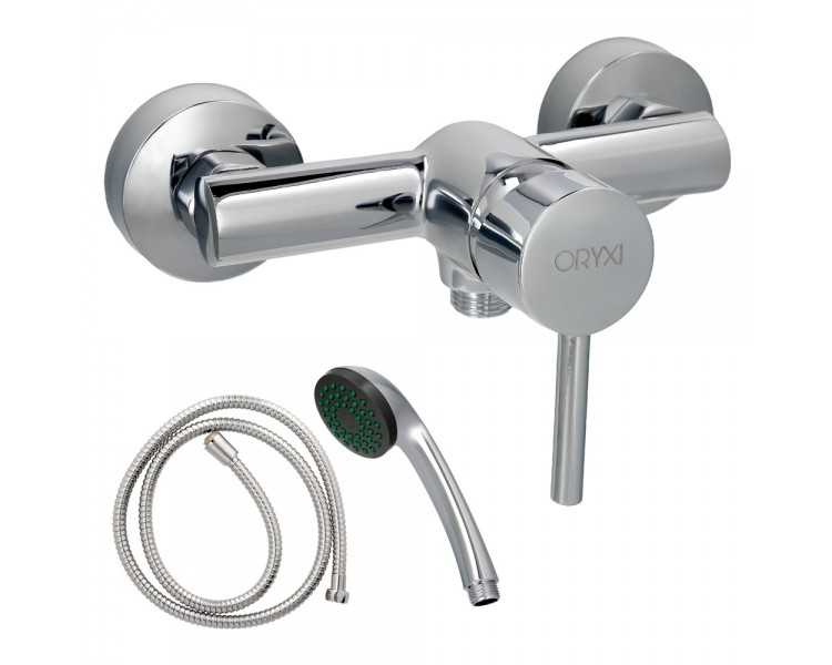 Monomando Ducha "Dresde" Mezclador Central Grifo Baño, Grifo Encimera, Grifo Cocina, Grifo Mezclador. Cartucho Ceramico Ø 35 mm.