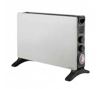 Termoconvector Suelo / Timer 1250 / 2000 Watt.Turbo, Protección térmica, Temporizador24h.