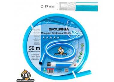 Manguera Tricotada No Torsion Blue Ø 19 mm. Rollo 50 metros. Manguera Anti Torsion, Manguera Sin Dobleces, Manguera Sin Nudos