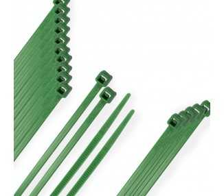 Brida Nylon 100%. Color Verde 4,6 x 390 mm. Bolsa 100 Unidades. AbraBridas Nylon 100% Verde 4,6x390 mm. (Bolsa 100 Unidades)