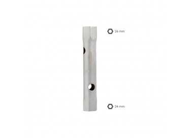 Llave Tubo Tubular 24x26 Fabricada en Acero Cromo Vanadio, Llave Grifería, Llave De Tubo Para Grifos, Llaves De Tubo Doble