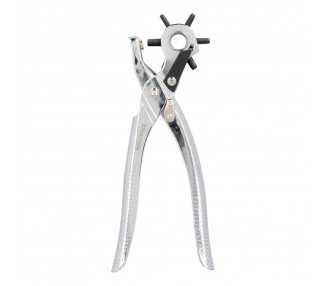 Sacabocados Estrella Profesional 225 mm. Agujeros de Ø 2,5 a 5 mm. Alicates Agujeros, Perforador Cuero, Alicates Cinturones,