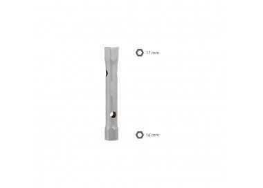 Llave Tubo Tubular 16x17 Fabricada en Acero Cromo Vanadio, Llave Grifería, Llave De Tubo Para Grifos, Llaves De Tubo Doble