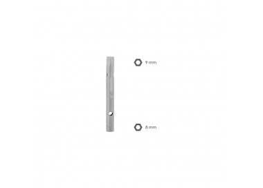 Llave Tubo Tubular 8x9 Fabricada en Acero Cromo Vanadio, Llave Grifería, Llave De Tubo Para Grifos, Llaves De Tubo Doble