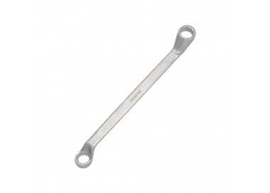 Llave Estrella Acodada Plus Acero Cromo Vanadio 14x15 DIN 838. Llave Doble Boca Acodada, Llave Fija Estrella Acodada