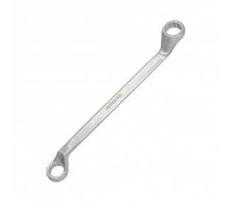 Llave Estrella Acodada Plus Acero Cromo Vanadio 18x19 DIN 838. Llave Doble Boca Acodada, Llave Fija Estrella Acodada