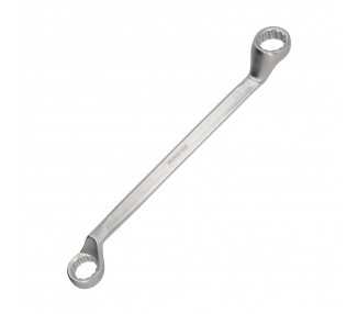 Llave Estrella Acodada Plus Acero Cromo Vanadio 20x22 DIN 838. Llave Doble Boca Acodada, Llave Fija Estrella Acodada