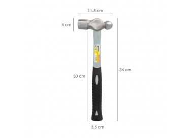 Martillo Bola 650 Gramos Mango Fibra Vidrio