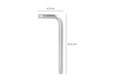 Llave Torx Inviolable Standar Acero Cromo Vanadio Profesional T45 mm. Llave Estrella, Llave Allen Estrella