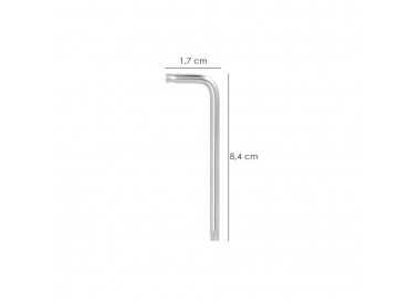 Llave Torx Inviolable Larga Acero Cromo Vanadio Profesional T08 mm. Llave Estrella, Llave Allen Estrella