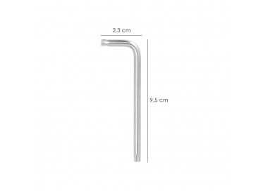 Llave Torx Inviolable Larga Acero Cromo Vanadio Profesional T20 mm. Llave Estrella, Llave Allen Estrella