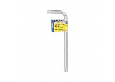 Llave Torx Inviolable Larga Acero Cromo Vanadio Profesional T20 mm. Llave Estrella, Llave Allen Estrella