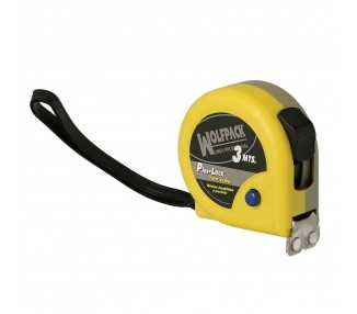 Flexometro Magnético Amarillo Con Freno  3 Metros / 16 mm.