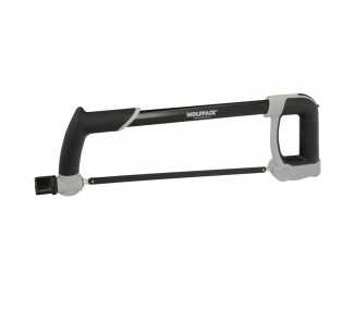Arco Sierra Acero Con Doble Empuñadura Engomada, Angulo Corte Ajustable. Corta Acero, Aluminio, Madera, Plastico, Cobre