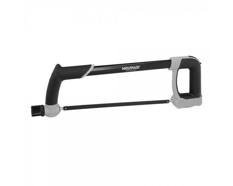 Arco Sierra Acero Con Doble Empuñadura Engomada, Angulo Corte Ajustable. Corta Acero, Aluminio, Madera, Plastico, Cobre