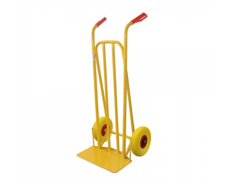 Carretilla Almacen / Sacos  Ruedas Macizas Llantas De Plástico