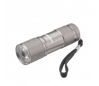 Linterna LED De Mano De Aluminio A Pilas(1 AAA) 90 Lumenes 1 Leds Mango Estriado