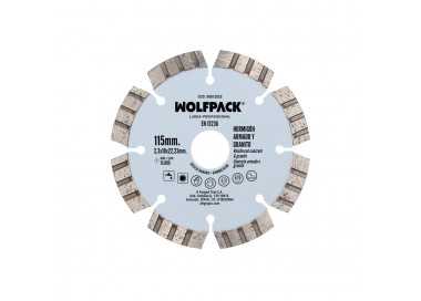 Disco Diamante Hormigon Armado / Granito Ø 115 mm. Segmento Diamantado 10 mm.