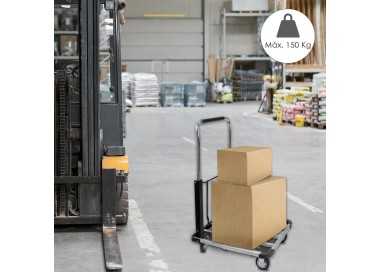 Carretilla Plegable Aluminio / Acero Con Plataforma Extensible