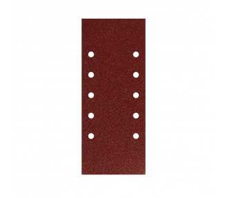 Lija Recambio Con Velcro 115x280 mm. con Agujeros Grano  120 (10 Piezas)