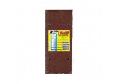 Lija Recambio Con Velcro 115x280 mm. con Agujeros Grano  120 (10 Piezas)