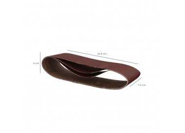 Lija Recambio Banda  75x457 mm. Grano  80 (3 Piezas)