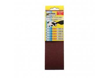 Lija Recambio Banda  75x457 mm. Grano  80 (3 Piezas)