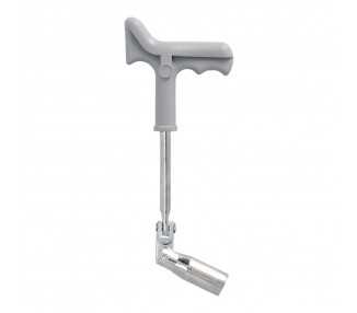 Llave Bujias Articulada 14 mm. Con Mango T