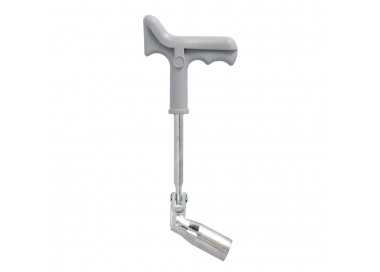 Llave Bujias Articulada 21 mm. Con Mango T