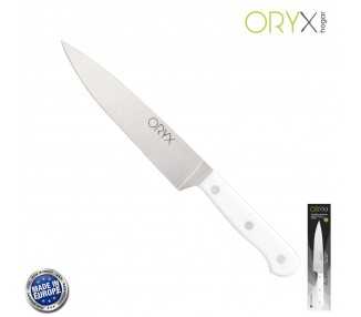 Cuchillo Husky Verduras 15 cm. Hoja Acero Inoxidable, Cuchillo Verduras, Cuchillo Cortar Verduras Mango Ergonomico Blanco