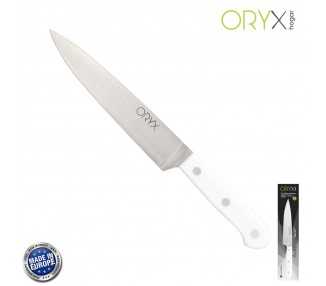 Cuchillo Husky Verduras 17 cm. Hoja Acero Inoxidable, Cuchillo Verduras, Cuchillo Cortar Verduras Mango Ergonomico Blanco