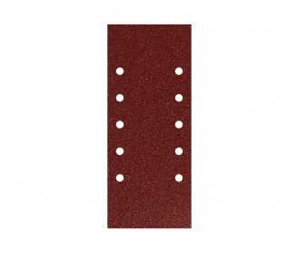 Lija Recambio Con Velcro 115x280 mm. con Agujeros Grano  80 (10 Piezas)