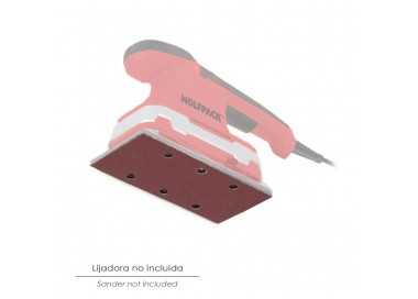 Lija Recambio Con Velcro 115x280 mm. con Agujeros Grano  80 (10 Piezas)