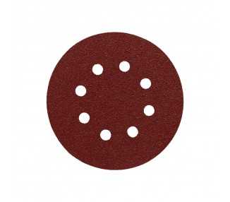 Lija Recambio Velcro Disco Ø 125 mm. Con Agujeros Grano 120 (10 Piezas)