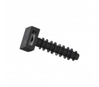Taco Fijación Brida Nylon Negro 8 mm. (Bolsa 100 Unidades)