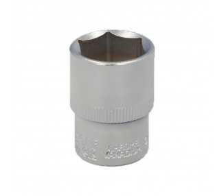 Llave Vaso 1/2" Hexagonal 20 mm. Perfil de 6 caras. Acero Cromo Vanadio, Aristas Redondas