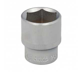 Llave Vaso 1/2" Hexagonal 26 mm. Perfil de 6 caras. Acero Cromo Vanadio, Aristas Redondas