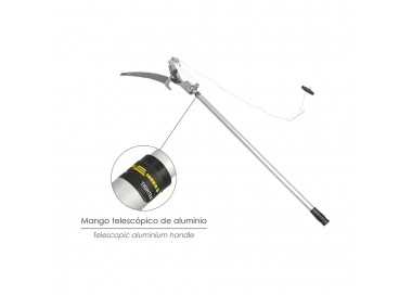 Cortarramas Con Serrucho Mango Aluminio Extensible 1,8 a 2,8 Metros