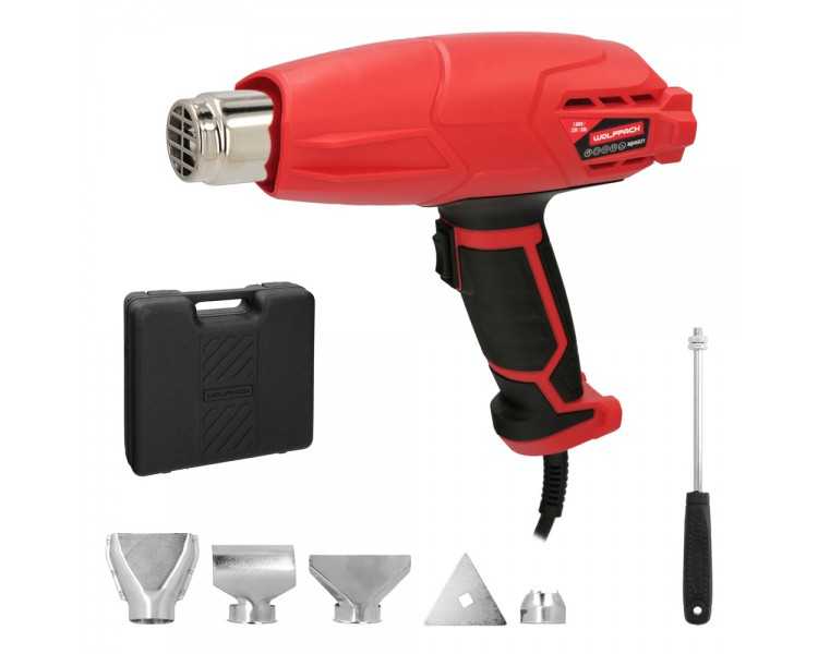 Pistola Aire Caliente 2000 Watt. 2 Potencias Con  Accesorios. Decapador, Pistola Decapar Aire Caliente