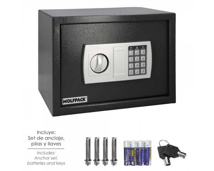 Caja Fuerte Sobreponer Electrica 35x25x25 cm.
