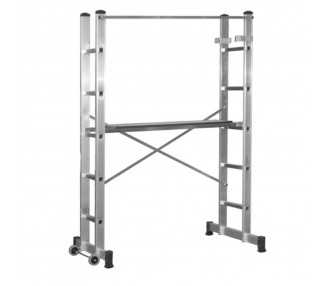 Andamio Aluminio Móvil Altura Máxima 3 Metros.  Escalera Doble, Escalera Tijera, Escalera Profesional, Escalera Telescopica,