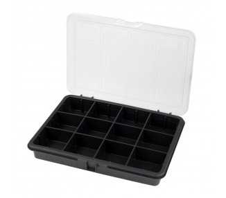 Organizador Plastico 12 Compartimentos 180x128x32 mm. Caja Almacenaje, Malentin Organizador, Organizador Plastico